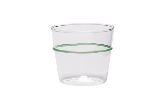 Vaso de agua de cristal verde Orbit Clipped