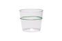 Miniatura Vaso de agua de cristal verde Orbit Clipped