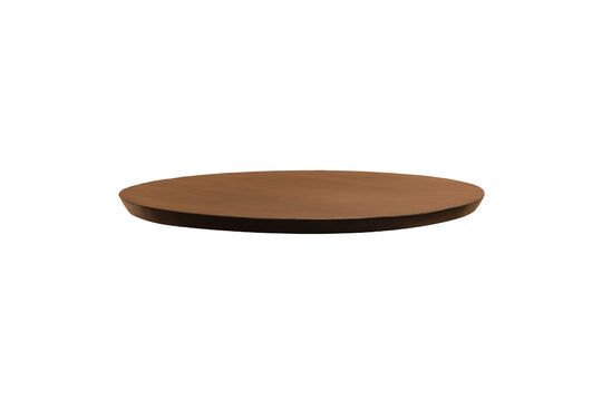 Woody 6 plazas tablero de madera oscura Clipped